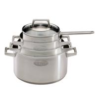 Boretti BAC150 Pannenset 8-delig RVS - thumbnail