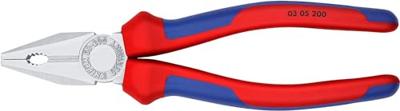Knipex Kombitang verchroomd met meer-componentengrepen 200 mm - 0305200 - thumbnail