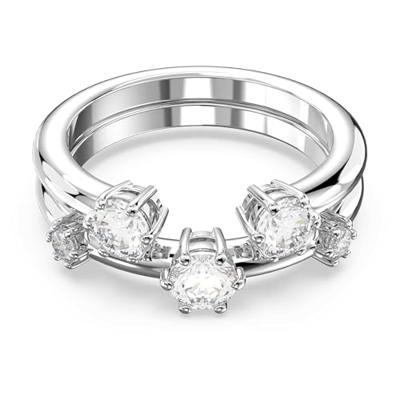 Swarovski 5640960 Ring Constella Cocktail zilverkleurig-wit - thumbnail