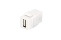 DIGITUS Keystone-koppeling USB 2.0 - Voor DN-93400 - zuiver wit (RAL 9003) - thumbnail