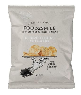 Popped Chips Salt & Pepper, Food2Smile Popped Chips Salt & Pepper, Food2Smile