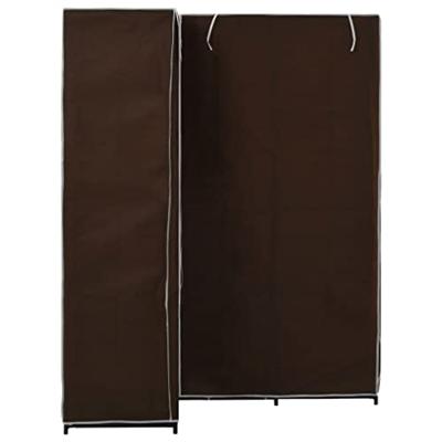 VidaXL Hoekkledingkast 130x87x169 cm bruin