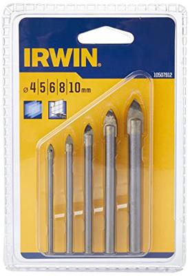 Irwin glas- en tegelborenset 4/5/6/8/10mm