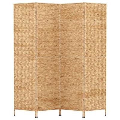 Kamerscherm met 4 panelen 163x180 cm waterhyacint