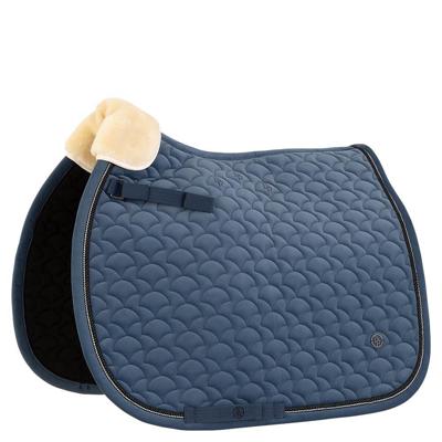 BR zadeldek Ieke blauw maat:dr full