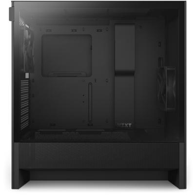 NZXT h5 flow v2 midi tower behuizing (zwart | 1x usb-a | 1x usb-c | tempered glass)