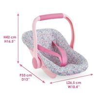 Corolle poppen draagzak bloemen voor babypop van 36cm - thumbnail