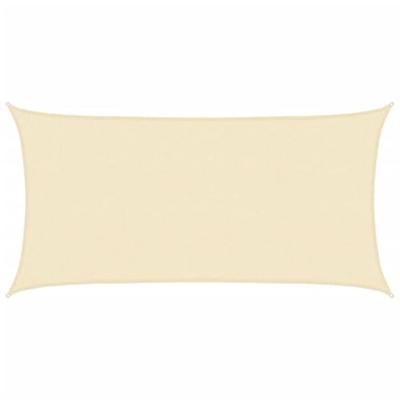Zonnezeil 160 g/m 2x3,5 m HDPE crmekleurig Zonnezeil 160 g/m 2x3,5 m HDPE crmekleurig