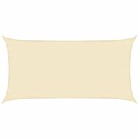 Zonnezeil 160 g/m 2x3,5 m HDPE crmekleurig - thumbnail