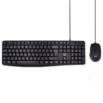 Toetsenbord Ewent EW3007 Zwart Qwerty Spaans