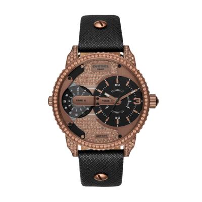 Horlogeband Diesel DZ7404 Leder Zwart 22mm