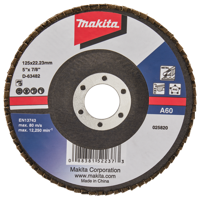 Makita Accessoires Lamellenschuurschijf 125mm A60 - D-63482 - D-63482 - thumbnail