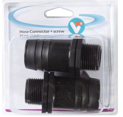 Hose Connector screw 40 mm 1 Inch vijveraccesoires VT - Vt