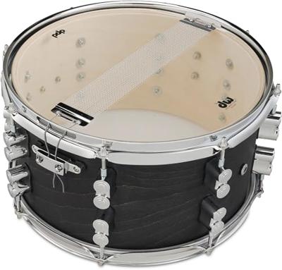 PDP Drums Concept Satin Black Wax Maple 13 x 7 inch snaredrum PDP Drums Concept Satin Black Wax Maple 13 x 7 inch snaredrum