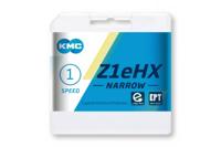 KMC z1ehx narrow ept extra long 128 schakels e-bike lock - 7.8mm pin - donker zilver - thumbnail