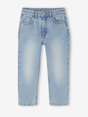 Mom jeans voor meisjes lichtblauw