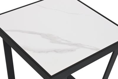 Bijzettafel Home ESPRIT Grijs Metaal 51 x 51 x 53 cm Bijzettafel Home ESPRIT Grijs Metaal 51 x 51 x 53 cm