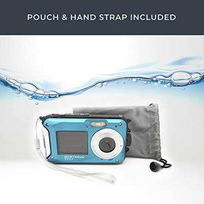 GoXtreme Reef Blue Digitale camera 24 Mpix Blauw Full-HD video-opname, Waterdicht tot 3 m, Onderwatercamera, Schokbestendig, Met ingebouwde flitser GoXtreme Reef Blue Digitale camera 24 Mpix Blauw Full-HD video-opname, Waterdicht tot 3 m, Onderwatercamera, Schokbestendig, Met ingebouwde flitser