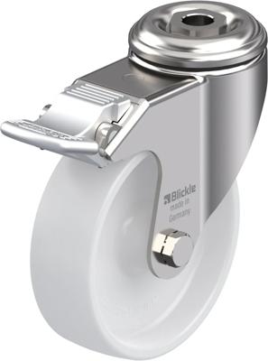 Blickle LKRXA-PO 101G-FI Zwenkwiel met rem Wieldiameter: 100 mm Draagvermogen (max.): 120 kg 1 stuk(s)