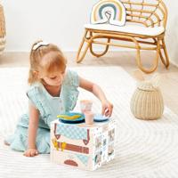 Ecoiffier picknick speelset met kartonnen picknickmand, 32dlg. - thumbnail