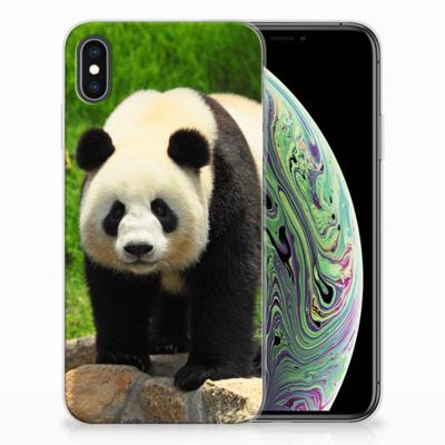 Apple iPhone Xs Max TPU Hoesje Panda Apple iPhone Xs Max TPU Hoesje Panda