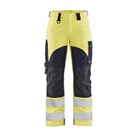 Blåkläder Multinorm Dames Werkbroek Inherent 71891512 | High-Vis Geel/Marineblauw | Maat 46 - 7330509641019 - thumbnail