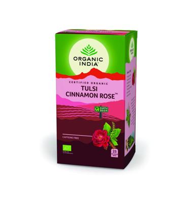Organic India Tulsi Cinnamon Rose Thee
