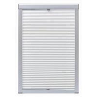 VidaXL Rolgordijn geplooid wit c02 - thumbnail
