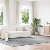 Hoogpolig vloerkleed NAVARRA 240x340 cm polyester lichtgrijs - thumbnail