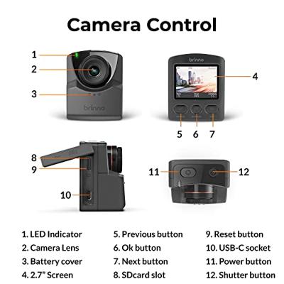 Brinno TLC2020-M Kit Mount – inclusief Cámara Timelapse TLC2020, Carcasa IP67 & Montaje, HDR & FHD, Mayor Autonomía, Flexibele Programación – Usar Fácil