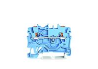 WAGO 2200-1204 Doorgangsklem 3.50 mm Push-In-klem Blauw 100 stuk(s) - thumbnail