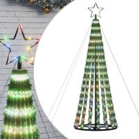 LED-kerstboom 275 LEDs kleurrijk 180 cm - thumbnail