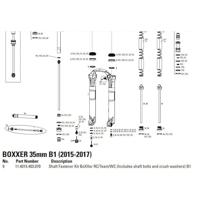 ROCKSHOX bouten kit voor buis steering tube bolt set boxxer &apos;15 - thumbnail