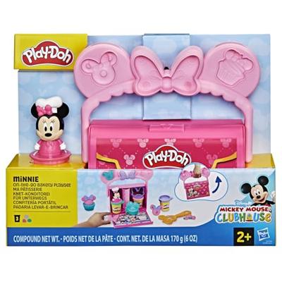 Play-Doh Disney Junior Mijn Bakken met Minnie Mouse, Mickey Mouse boetseerklei, creatieve activiteiten voor kleuters, vanaf 2 jaar