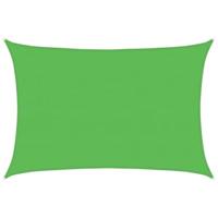 VidaXL Zonnezeil 160 g/m² 5x7 m hdpe lichtgroen - thumbnail
