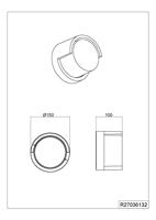 Trio Design buitenlampPuno Rond - R27036132 - thumbnail