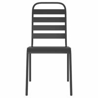 5-delige Tuinset staal antracietkleurig - thumbnail