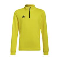 adidas Entrada 22 Trainingstrui 1/4-Zip Kids Geel Zwart - thumbnail