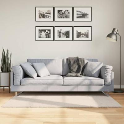 VidaXL Vloerkleed huarte laagpolig zacht wasbaar 80x150 cm beige VidaXL Vloerkleed huarte laagpolig zacht wasbaar 80x150 cm beige