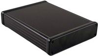 Hammond Electronics 1455U2202BK Universele behuizing 220 x 191 x 66 Aluminium Geëxtrudeerd Zwart (geëloxeerd) 1 stuk(s) - thumbnail