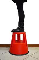 Kruk GIERRE Rood Plastic - thumbnail