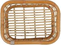 Rotan fietsmand Basil Green Life Medium 18 liter 39 x 29 x 22 cm - natural bruin - thumbnail