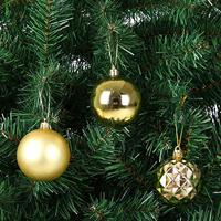 Kerstboom decoraties - Set van 66 - goudkleurig - thumbnail