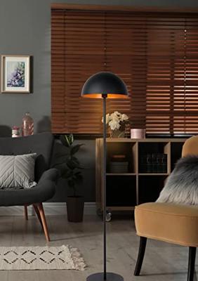 Lucide SIEMON - Vloerlamp - Ø 35 cm - 1xE27 - Zwart