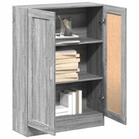 Boekenkast 82,5x30,5x115 cm bewerkt hout grijs sonoma eiken - thumbnail