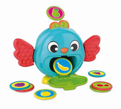 Clementoni baby vogel bank met munten, 9dlg.