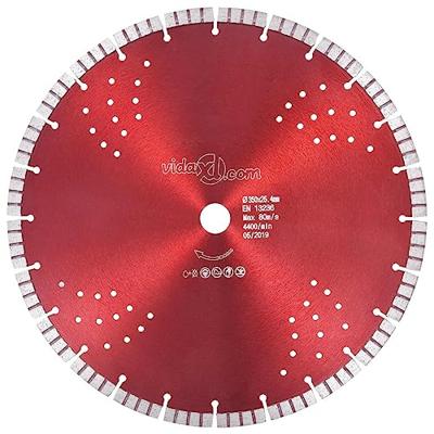 VidaXL Diamantzaagblad met turbo en gaten 350 mm staal VidaXL Diamantzaagblad met turbo en gaten 350 mm staal