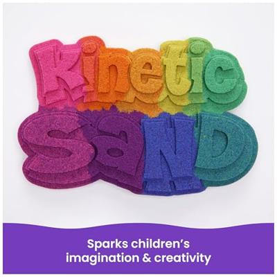 Kinetic Sand colour sand bag blauw 907g - thumbnail