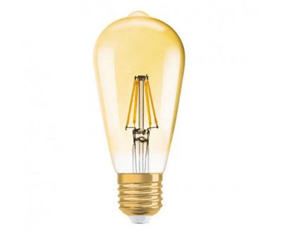 Osram Vintage 1906 LED E27 Edison Gloeilamp Goud 7W 725lm - 825 | Dimbaar - Vervanger voor 60W Osram Vintage 1906 LED E27 Edison Gloeilamp Goud 7W 725lm - 825 | Dimbaar - Vervanger voor 60W