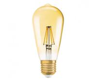 Osram Vintage 1906 LED E27 Edison Gloeilamp Goud 7W 725lm - 825  | Dimbaar - Vervanger voor 60W - thumbnail